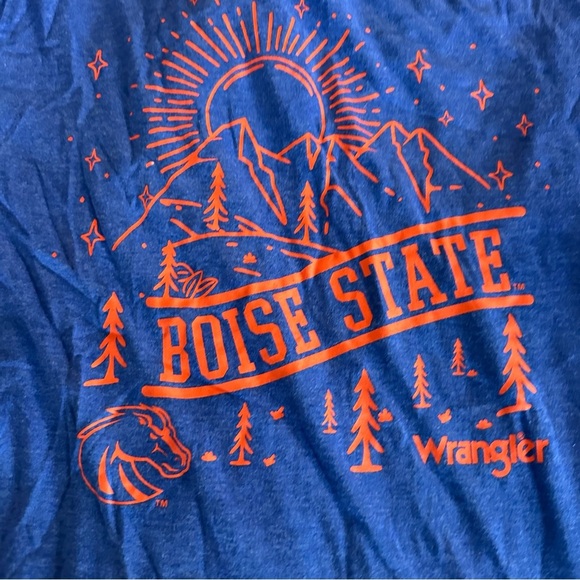 Wrangler Kids Blue and Orange Graphic Tee - Picture 4 of 5